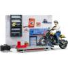 BRUDER 62102 Bworld motocyklový servis s figurkou a motorkou Ducati