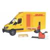 BRUDER 2534 MB Sprinter DHL s ručním zvedacím vozíkem