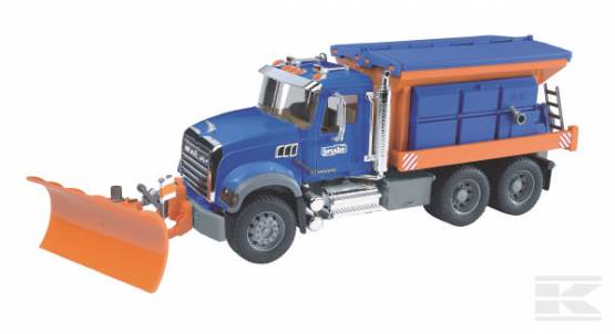 BRUDER 2816 Mack Granite zimní údržba s radlicí