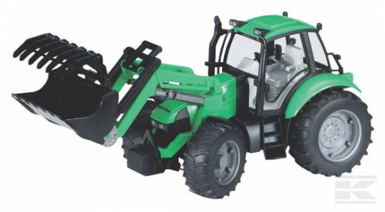 BRUDER 2072 Deutz Agrotron 200 s čelním nakladačem