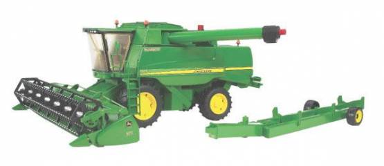 BRUDER 2132 Obilný kombajn John Deere T670i