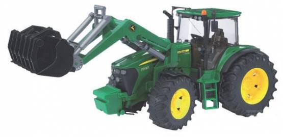 BRUDER 3051 John Deere 7930 s čelním nakladačem