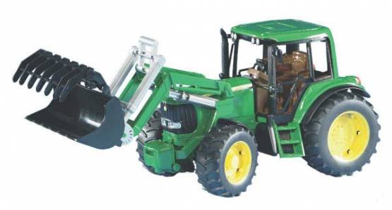 BRUDER 2052 John Deere 6920 s čelním nakladačem