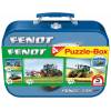 SCHMIDT 55589 Puzzle Fendt v kovovém boxu 2x26, 2x48 dílků
