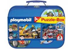 SCHMIDT 55599 Puzzle Playmobil, 2x60, 2x100 dílků