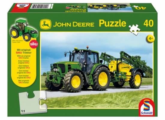 SCHMIDT 55625 Puzzle John Deere 6630 s postřikovačem 40T, 40 dílků