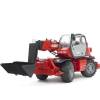 BRUDER 2129 Teleskopický nakladač Manitou MRT 2150 s příslušenstvím