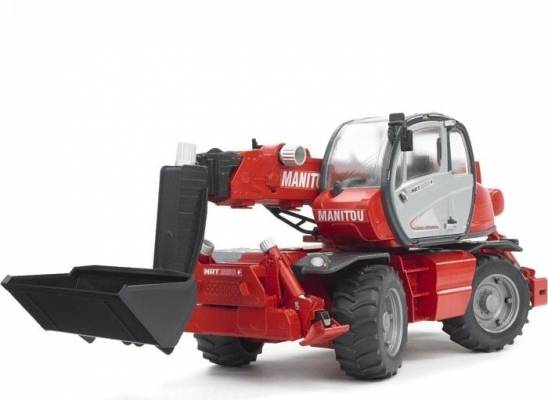 BRUDER 2129 Teleskopický nakladač Manitou MRT 2150 s příslušenstvím