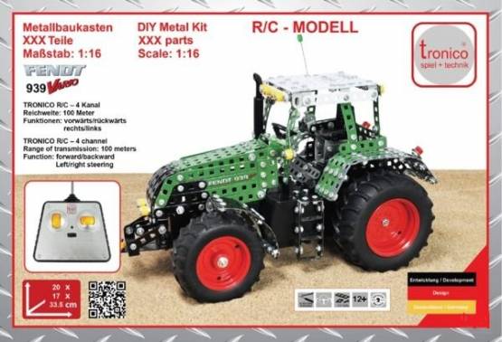 TRONICO 10070 Modelová stavebnice Fendt 939 Vario s ovládáním