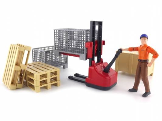 BRUDER 62200 Logistický set s figurkou