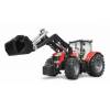 BRUDER 3047 Traktor Massey Ferguson 7600 s nakladačem