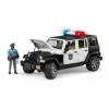BRUDER 2527 Jeep Wrangler Rubicon policie s figurkou policisty