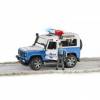 BRUDER 2595 Land Rover Defender policejní auto s policistou 