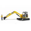 BRUDER 2466 Minibagr CAT s figurkou