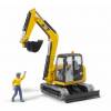 BRUDER 2466 Minibagr CAT s figurkou