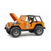 BRUDER 2542 Závodní Jeep Cross country oranžový s figurkou závodníka