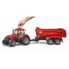 BRUDER 3099 Traktor Case IH PUMA 230 CVX s vlekem Krampe
