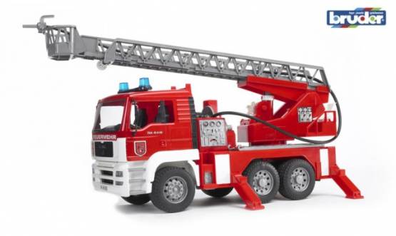 BRUDER 2771 MAN hasičské vozidlo s žebříkem a ozvučením