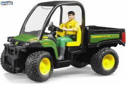 BRUDER 2490 John Deere Gator XUV 855D s figurkou