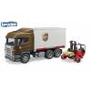 BRUDER 3581 Scania UPS logistika s příslušenstvím  