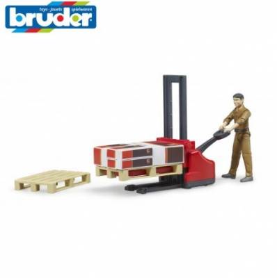 BRUDER 62210 Bwold UPS logistický set s figurkou