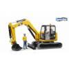 BRUDER 2466 Minibagr CAT s figurkou