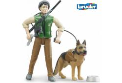 BRUDER 62660 Bworld myslivec se psem