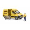 BRUDER 2671 MB Sprinter DHL s figurkou řidiče