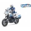 BRUDER 62731 Policejní motorka Ducati Scrambler s figurkou 