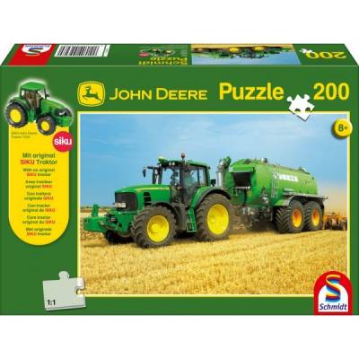 SCHMIDT 55628 Puzzle John Deere 7530 s cisternou Joskin, 200 dílků