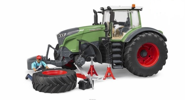 BRUDER 4041 Traktor Fendt 1050 Vario s mechanikem a dílenským nářadím